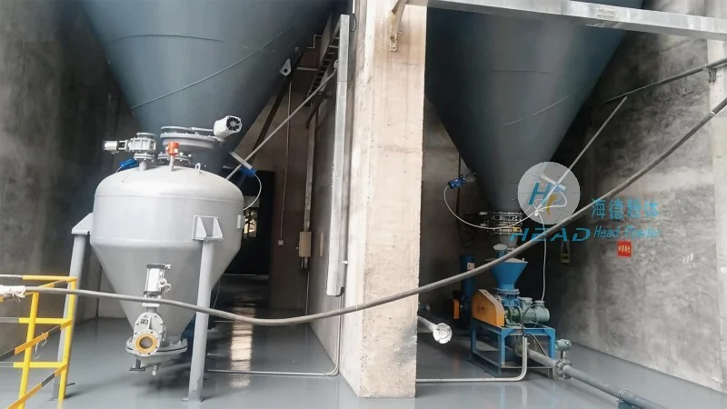 生石膏气力输送系统设备的工作原理及特点分别是什么